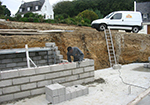 Réalisation des fondations à Le Puy-en-Velay